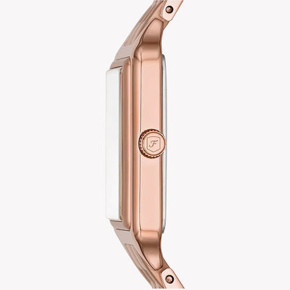 Fossil Raquel ES5271 Three-Hand Rose Gold-Tone Stainless Steel Women's Watch