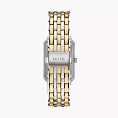 Fossil Raquel ES5399 Sun & Moon Mother of Pearl Two-Tone Stainless Steel Women's Watch