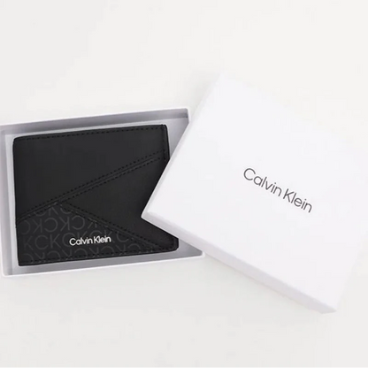 CK Black Leather Wallet For Men 73#