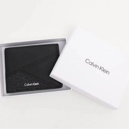 CK Black Leather Wallet For Men 73#