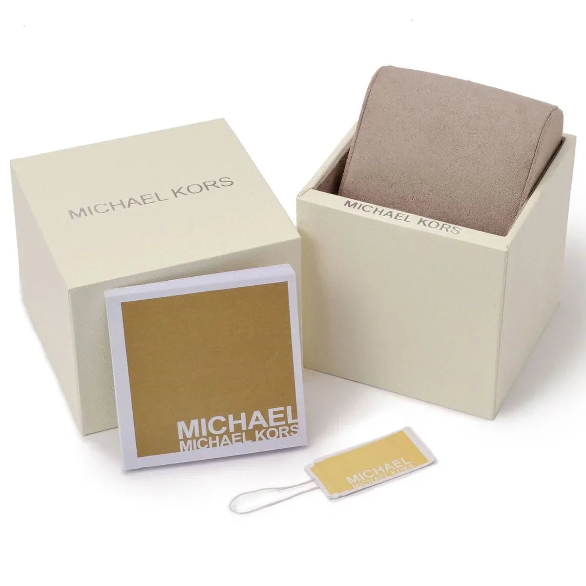 Michael Kors Parker MK4725 Women’s Gold Case Beige Leather Strap Analog Watch