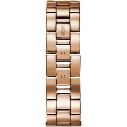 Guess Chelsea W0826L3 Rose Gold Mesh Bracelet Square Crystal Watch