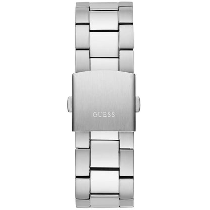 Guess Edge GW0539G1 Silver Stainless Steel Rose Gold Accents Watch