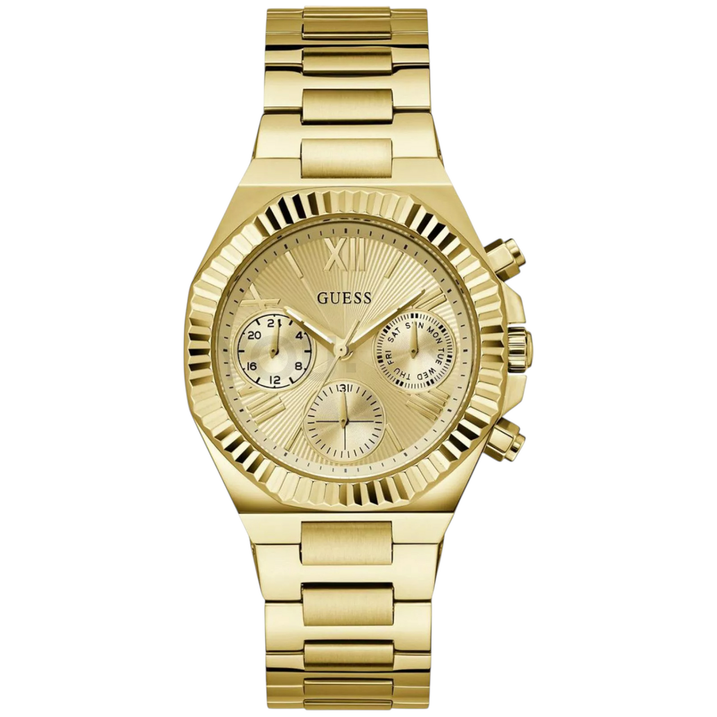 Guess Equality GW0769L2 Gold Tone Stainless Steel Gold Dial Ladies Watch