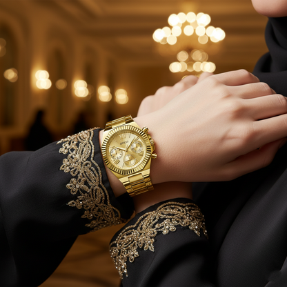 Guess Equality GW0769L2 Gold Tone Stainless Steel Gold Dial Ladies Watch