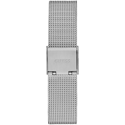 Guess Fame GW0508L1 Silver Tone Triangle Case Mesh Bracelet Watch