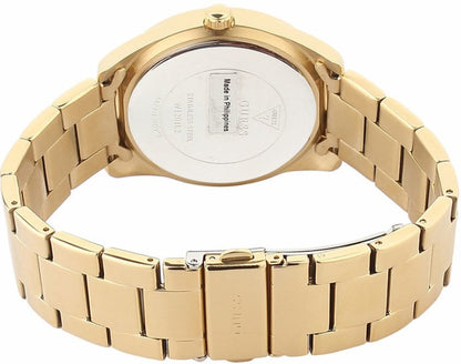 Guess G Twist W1201L2 Gold Tone Crystal Bezel Glitter Dial Ladies Watch