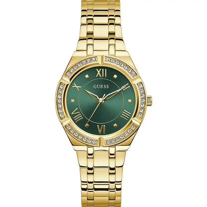 Guess Cosmo GW0033L8 Gold & Green Ladies Watch