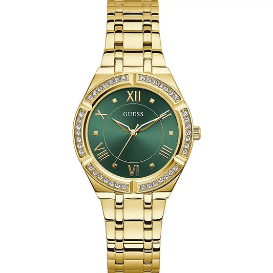 Guess Cosmo GW0033L8 Gold & Green Ladies Watch