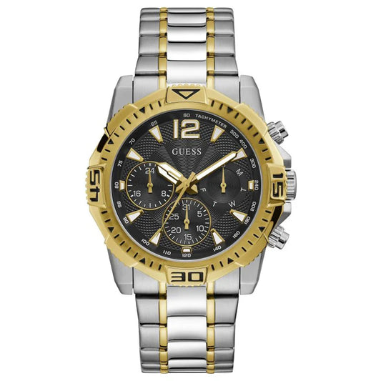 Guess Commander GW0056G4 Two-Tone Black Dial Watch