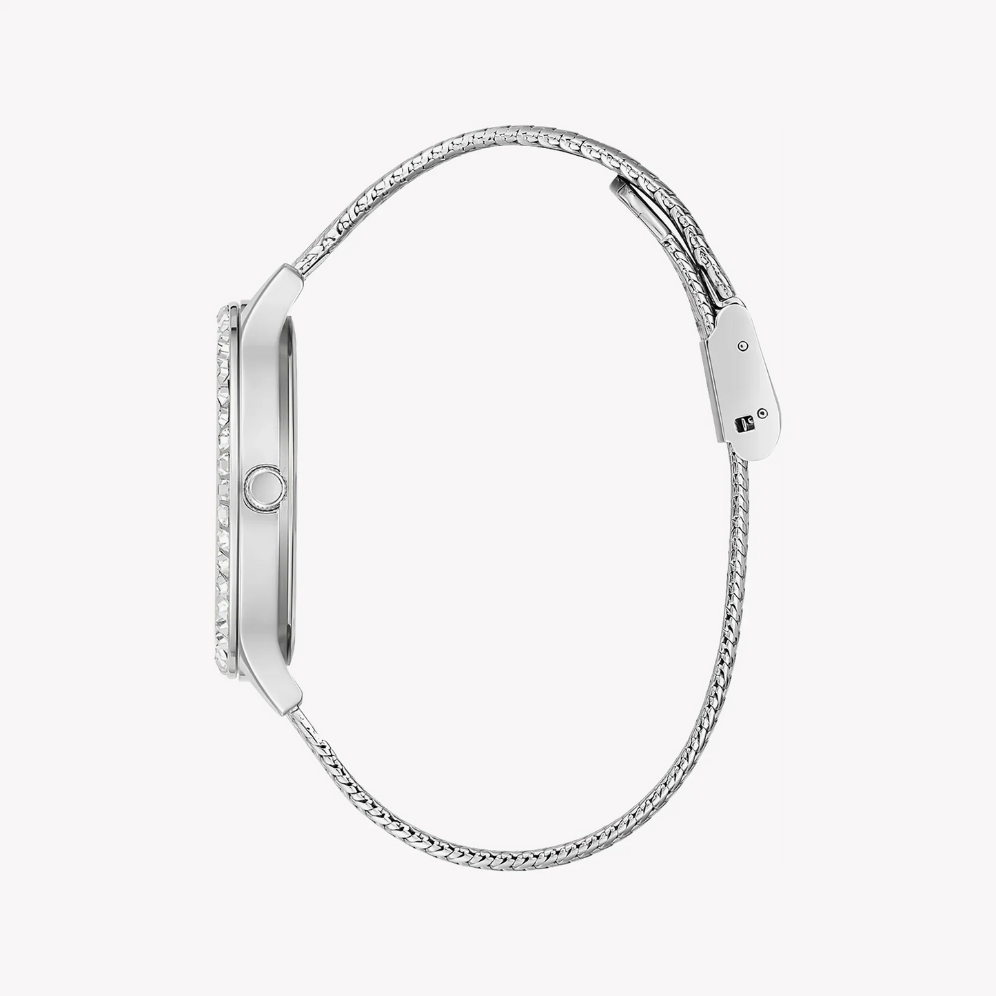 Guess Dress GW0402L1 Silver Mesh Crystal Ladies Watch