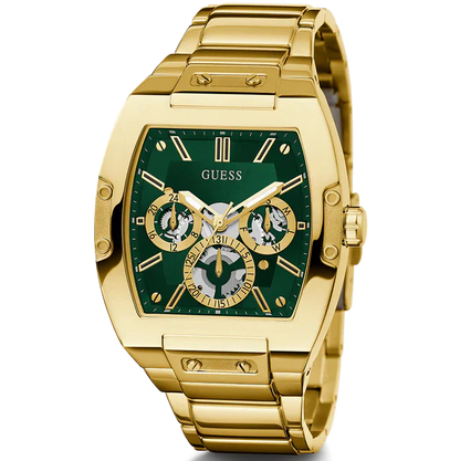 Guess Phoenix GW0456G3 Men's Gold-Tone & Green Dial Watch