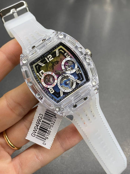 Guess Phoenix GW0499G3 Men's Transparent & Rainbow Watch