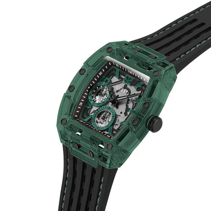 Guess GW0499G7 Phoenix Green Transparent Men's Watch