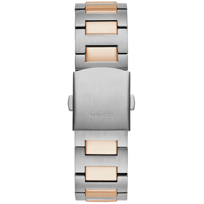 Guess Headline GW0572G4 Two-Tone Silver & Rose Gold Blue Dial Men's Watch