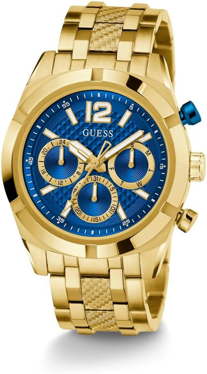 Guess GW0714G2 Men's Top Tier Gold & Blue Dial Watch