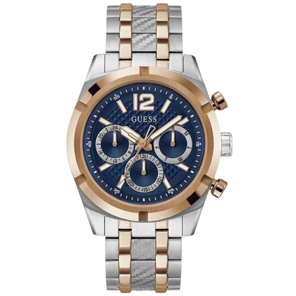 Guess GW0714G3 Men's Top Tier Two-Tone Silver & Rose Gold Watch