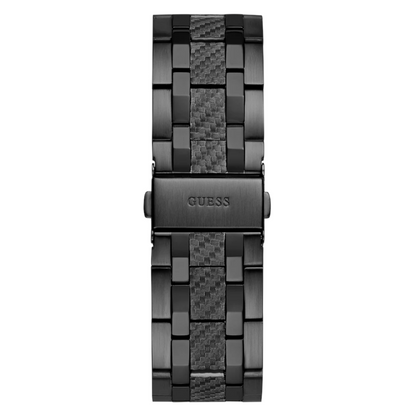 Guess GW0714G4 Men's Top Tier All-Black & Gold Accents Watch