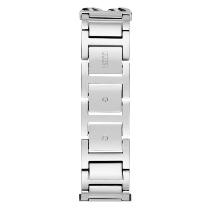 Guess GW0807L1 Silver Tone Rectangular Blue Denim Dial Watch