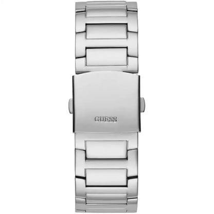 Guess King GW0497G1 Silver Tone Skeleton Crystal Men's Watch