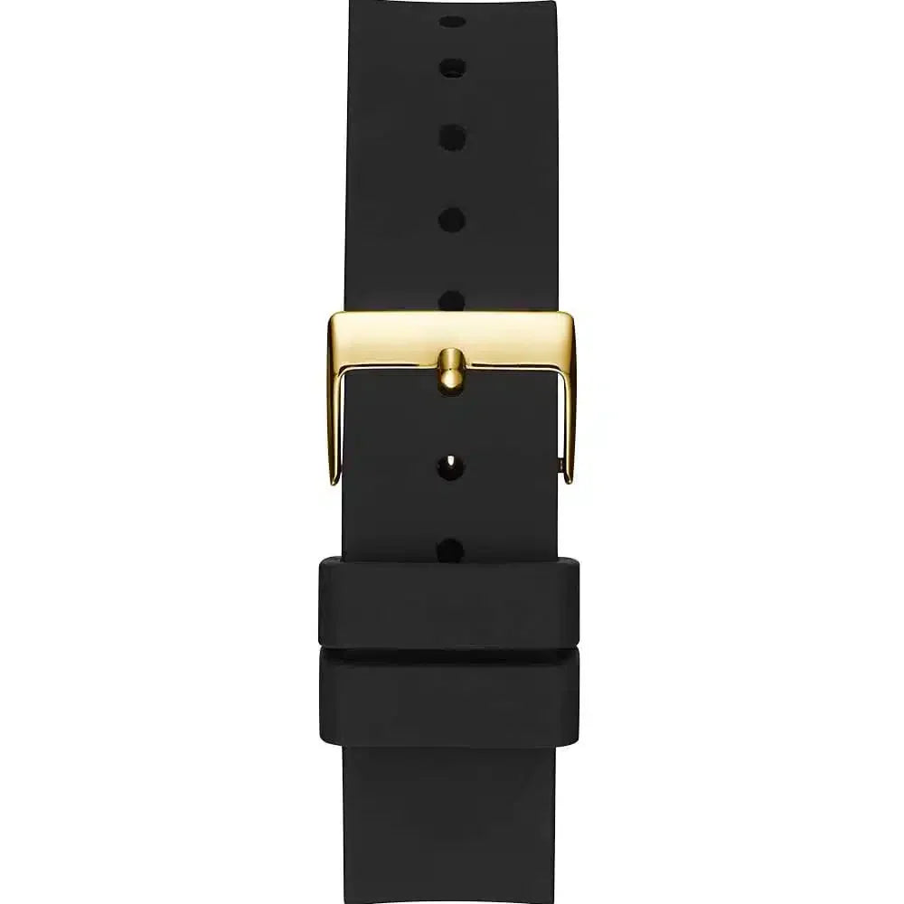 Guess Lady Frontier W1160L1 Gold & Black Rubber Watch