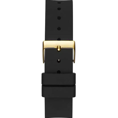 Guess Lady Frontier W1160L1 Gold & Black Rubber Watch