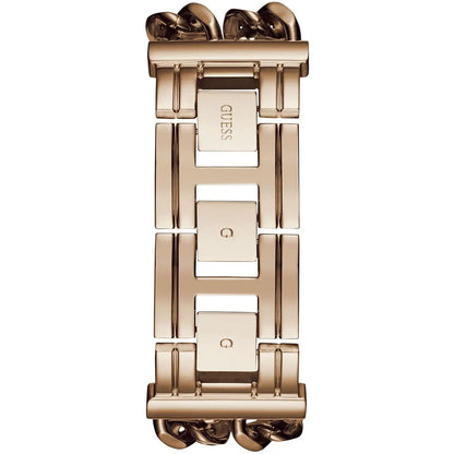 Guess Mod Heavy Metal W1117L3 Rose Gold Chain Bracelet Polished Watch