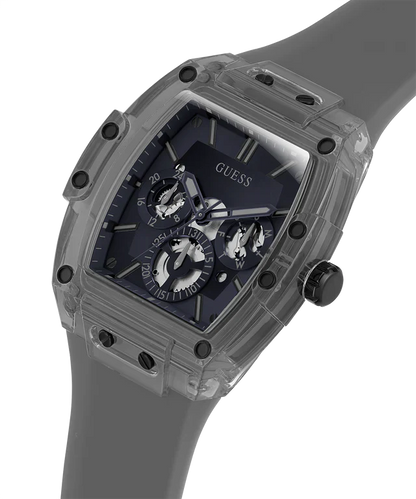 Guess Phoenix GW0203G9 Grey Translucent Polycarbonate Rubber Watch