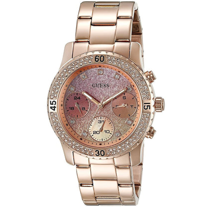 Guess Confetti W0774L3 Rose Gold & Glitter Watch