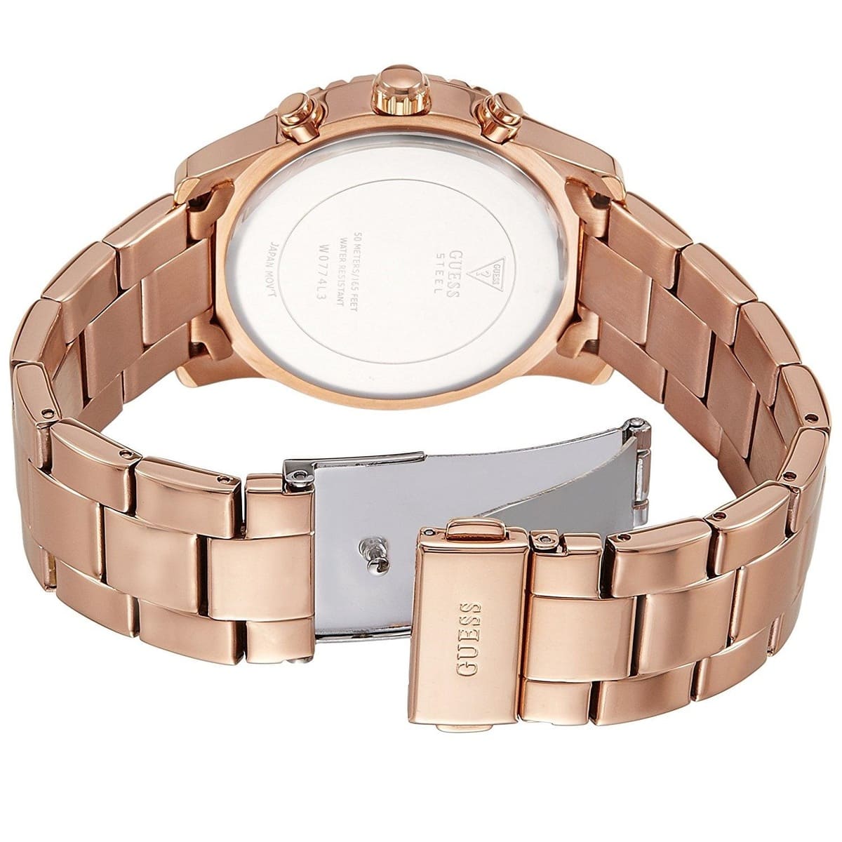 Guess Confetti W0774L3 Rose Gold & Glitter Watch