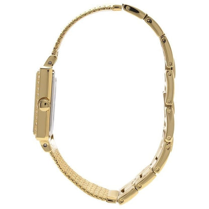 Guess Highline W0826L2 Gold Mesh Square Crystal Ladies Watch