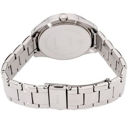 Guess Glitter Girl W0987L1 Silver Case Glitz Logo Dial Steel Women's Watch
