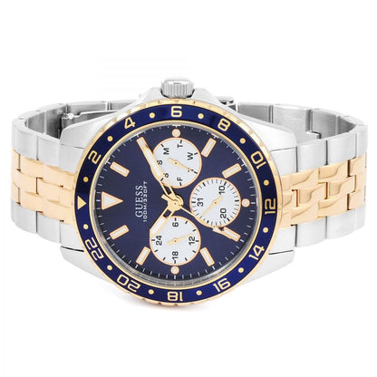 Guess Odyssey W1107G3 Men's Two-Tone Rose Gold & Silver Panda Dial Watch