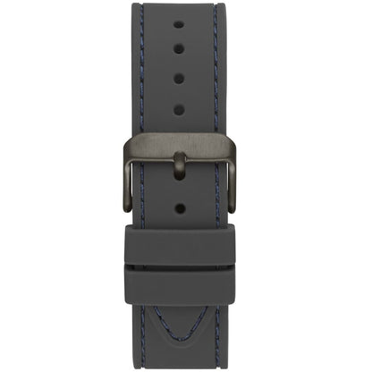 Guess Odyssey W1108G6 Gunmetal Case Sky Blue Dial Grey Rubber Watch