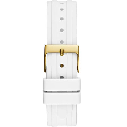 Guess Venus GW0118L5 Gold Case White Dial White Rubber Women's Watch