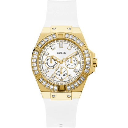 Guess Venus GW0118L5 Gold Case White Dial White Rubber Women's Watch