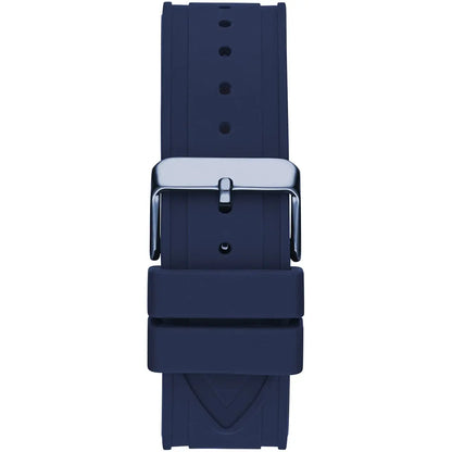 Guess Momentum Multi-Function GW0263G2 Rose Gold Blue Case Blue Dial Blue Rubber Men's Watch