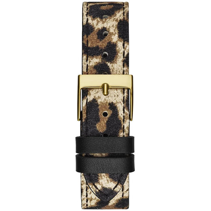 Guess Fame GW0504L3 Triangle Gold & Leopard Print Watch