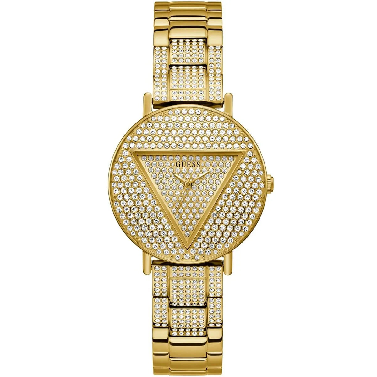 Guess Trend GW0512L2 Gold Case Full Crystal Dial Gold Metal Women's Watch