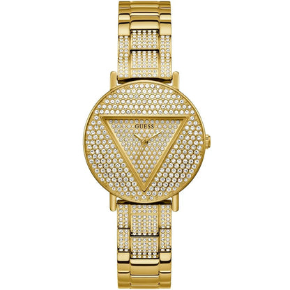 Guess Trend GW0512L2 Gold Case Full Crystal Dial Gold Metal Women's Watch