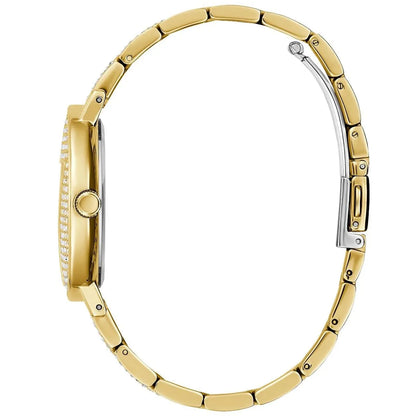 Guess Trend GW0512L2 Gold Case Full Crystal Dial Gold Metal Women's Watch