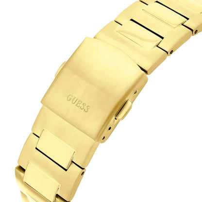 Guess Headline GW0572G2 Full Gold Case Black Textured Dial Men's Watch