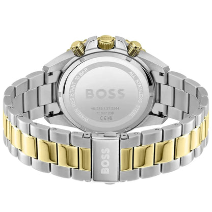Hugo Boss Admiral 1513908 Men's Two-Tone Steel Watch with Black Dial