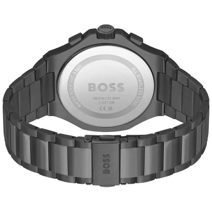 Hugo Boss Taper 1514090 Men's Black Steel Watch with Gold Bezel