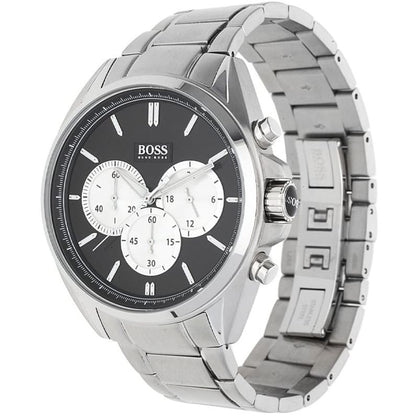 Hugo Boss Driver 1512883 Silver-Tone Black Dial Chronograph Men's Watch