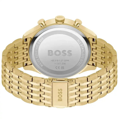 Hugo Boss Gregor 1514051 Gold-Tone Grey Dial Chronograph Men's Watch
