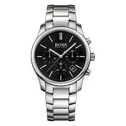 Hugo Boss Hero 1513433 Silver-Tone Black Dial Chronograph Men's Watch