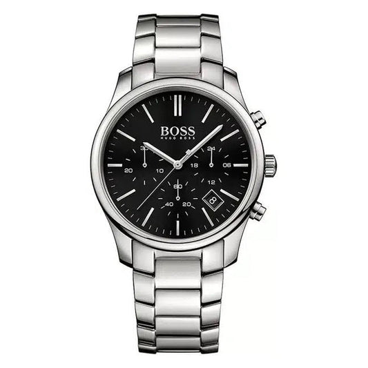 Hugo Boss Hero 1513433 Silver-Tone Black Dial Chronograph Men's Watch