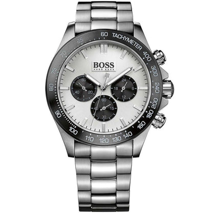 Hugo Boss Ikon 1512964 Silver-Tone Panda Dial Chronograph Men's Watch