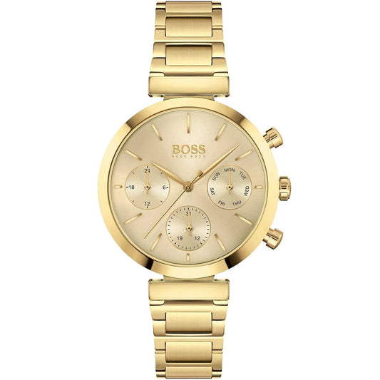 Original Hugo Boss Majesty Women's Watch - Full Gold Steel (1502532)